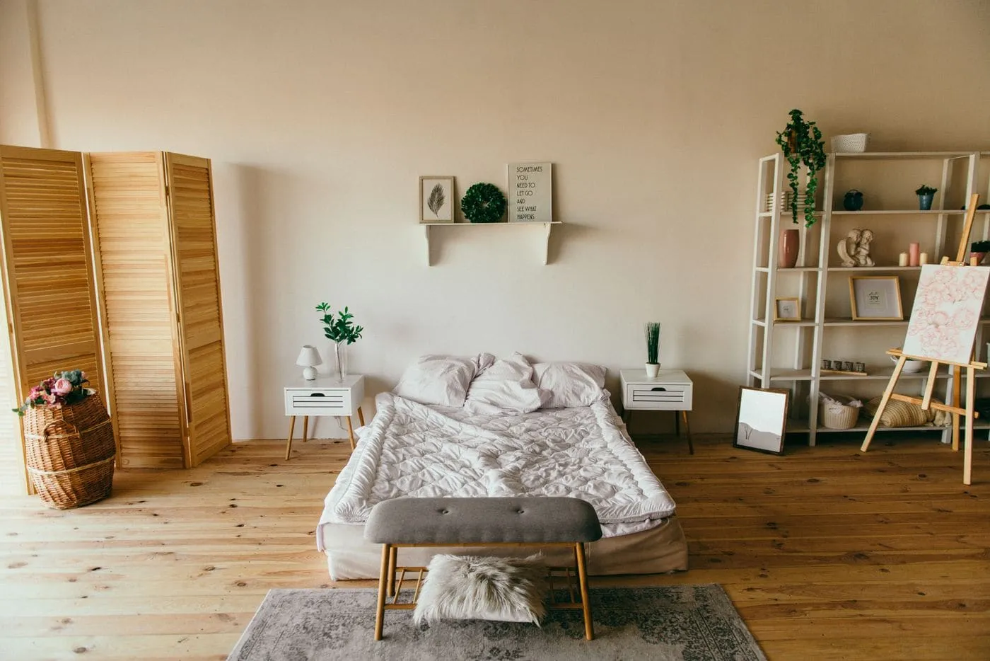 Cosy British bedroom